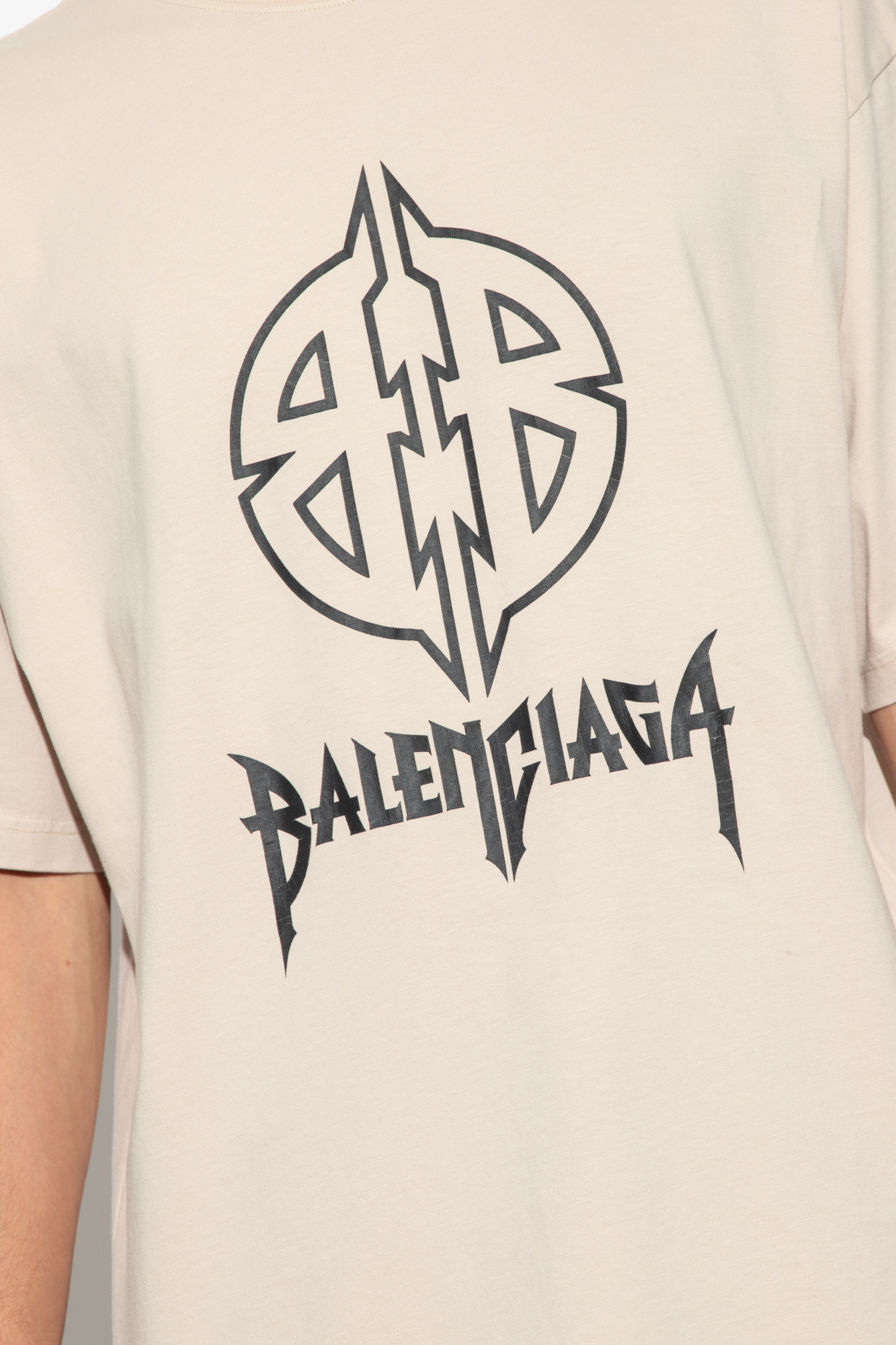 Balenciaga on sale metallica shirt